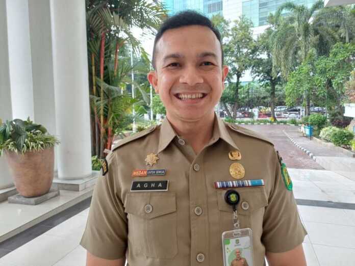 FOTO: Kepala Bapenda Kota Medan, Agha Novrian.(Markus Pasaribu/Sumut Pos)