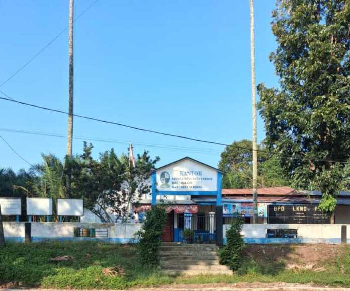 Kantor Desa Batu Lokong, Kecamatan Galang, Kabupaten Deliserdang.(Istimewa)