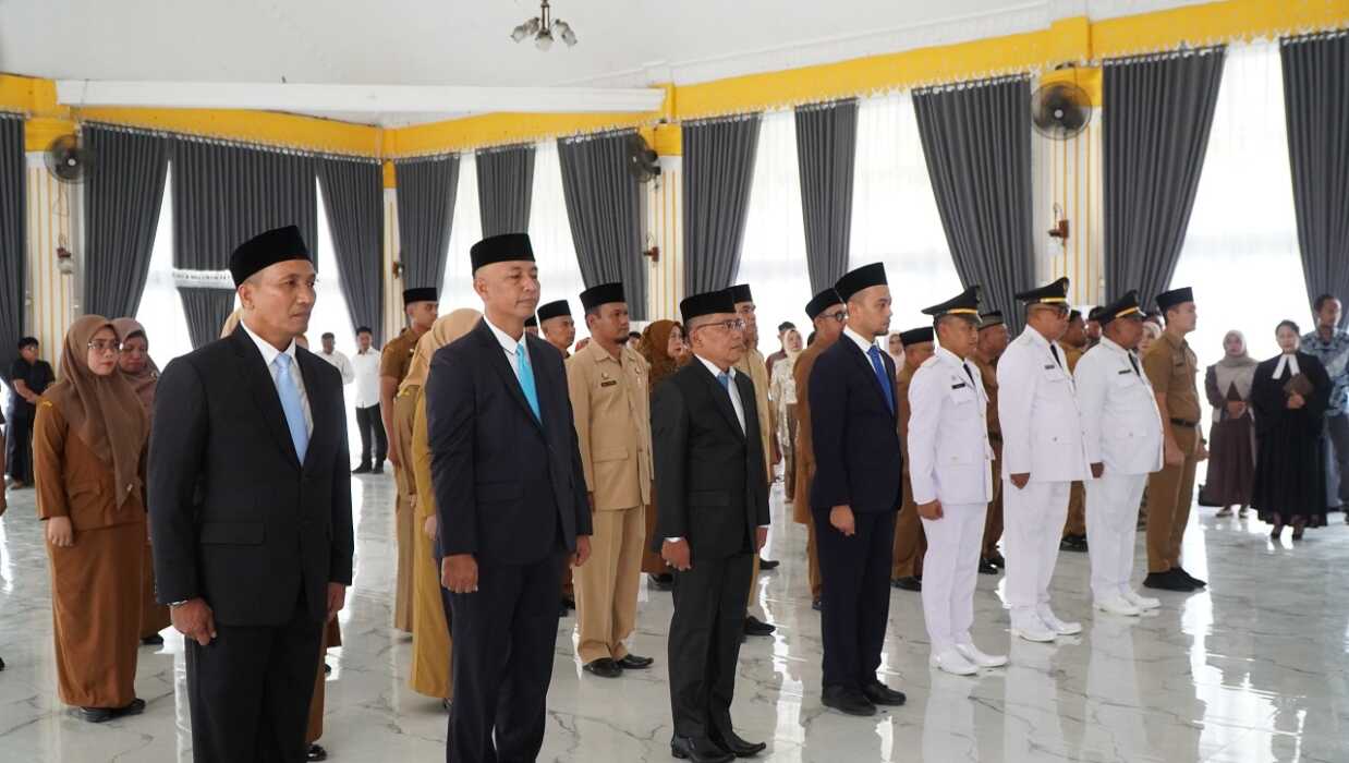 Hasil Lelang Jabatan Dilantik, Dua Camat di Langkat Naik Eselon 2