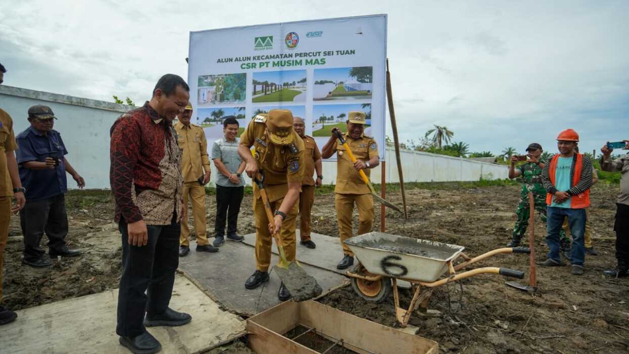 Musim Mas Dukung Pemkab Deliserdang Hadirkan Ruang Publik Bersama melalui Pembangunan Alun-alun