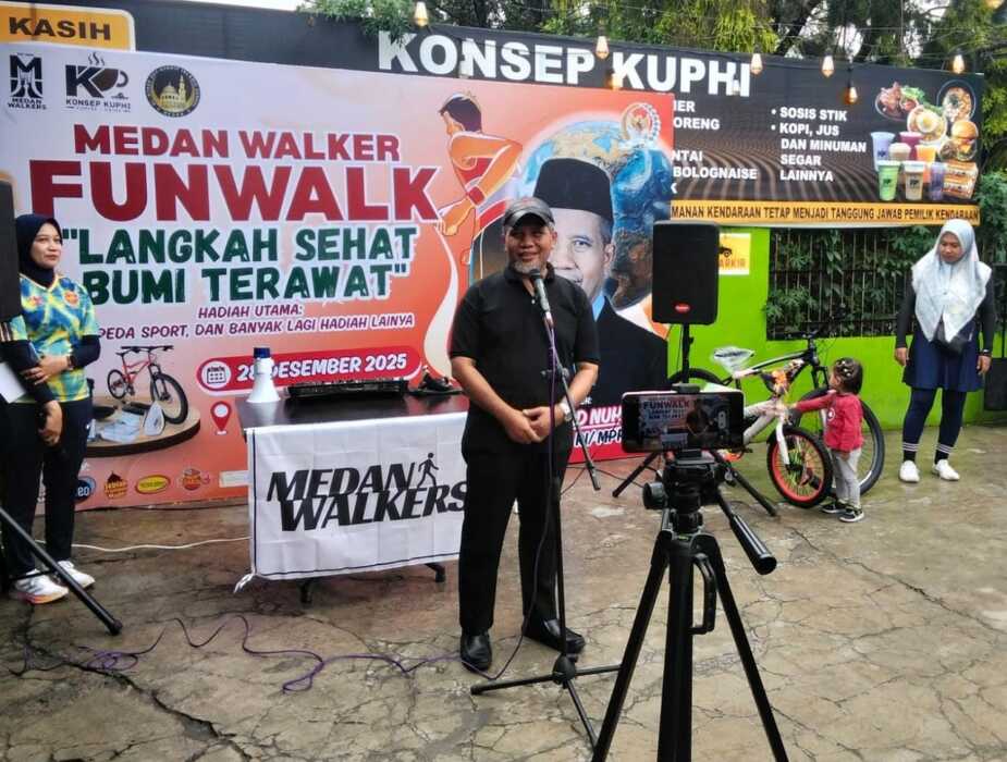 Apresiasi Medan Walker Fun Walk, M Nuh: Kalau Kita Sehat Insyaa Allah Masa Depan Baik