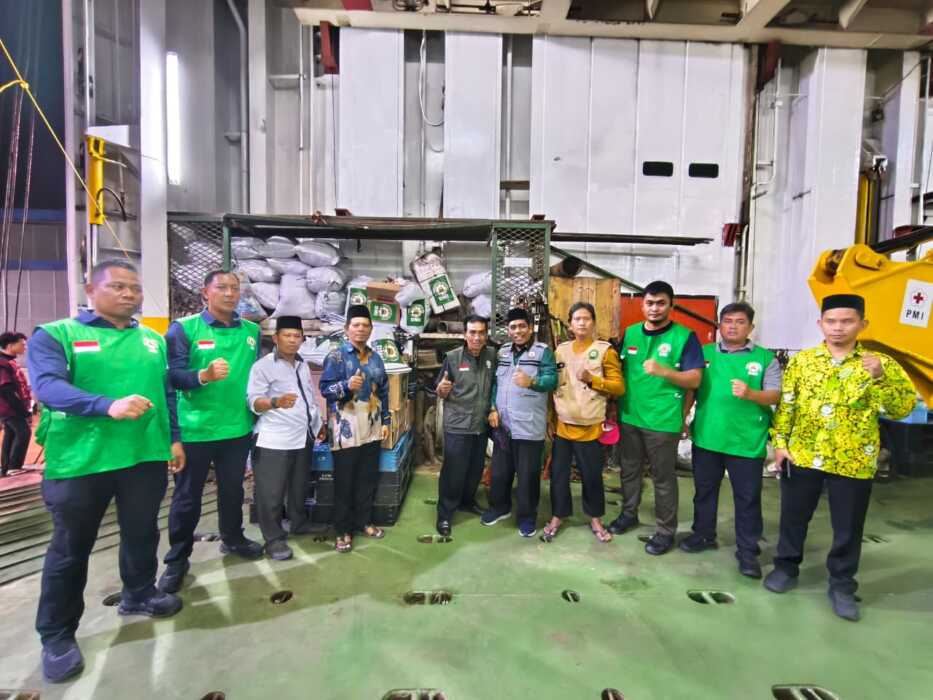 Kapal Kemanusiaan Gelombang II Tiba di Belawan, Ketua DMI Sumut: Amanah Pak JK Segera Kami Salurkan