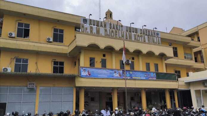 Gedung RSUD Djoelham di Jalan Sultan Hasanuddin, Binjai Kota.(Teddy Akbari/Sumut Pos)