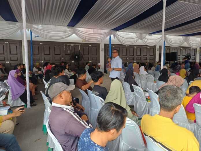 RESES: dr Faisal Arbie M.Biomed saat Reses V Masa Persidangan II Tahun Sidang 2025-2026 di Medan Timur, Minggu (22/2/2026).