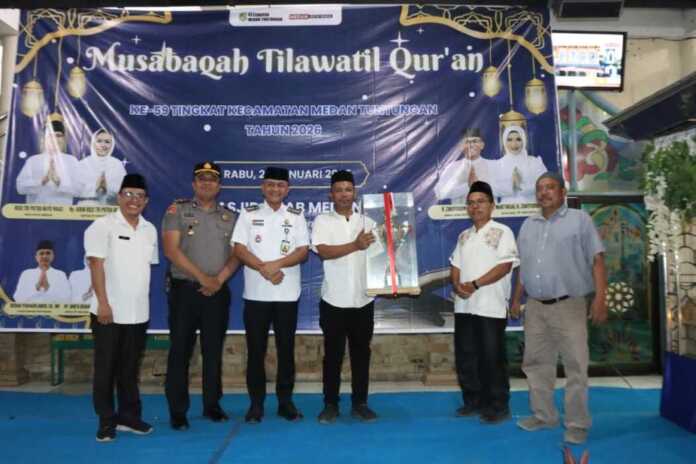 JUARA: Kelurahan Mangga, Medan Tuntungan meraih Juara Umum MTQ ke-59 se-Kecamatan Medan Tuntungan.