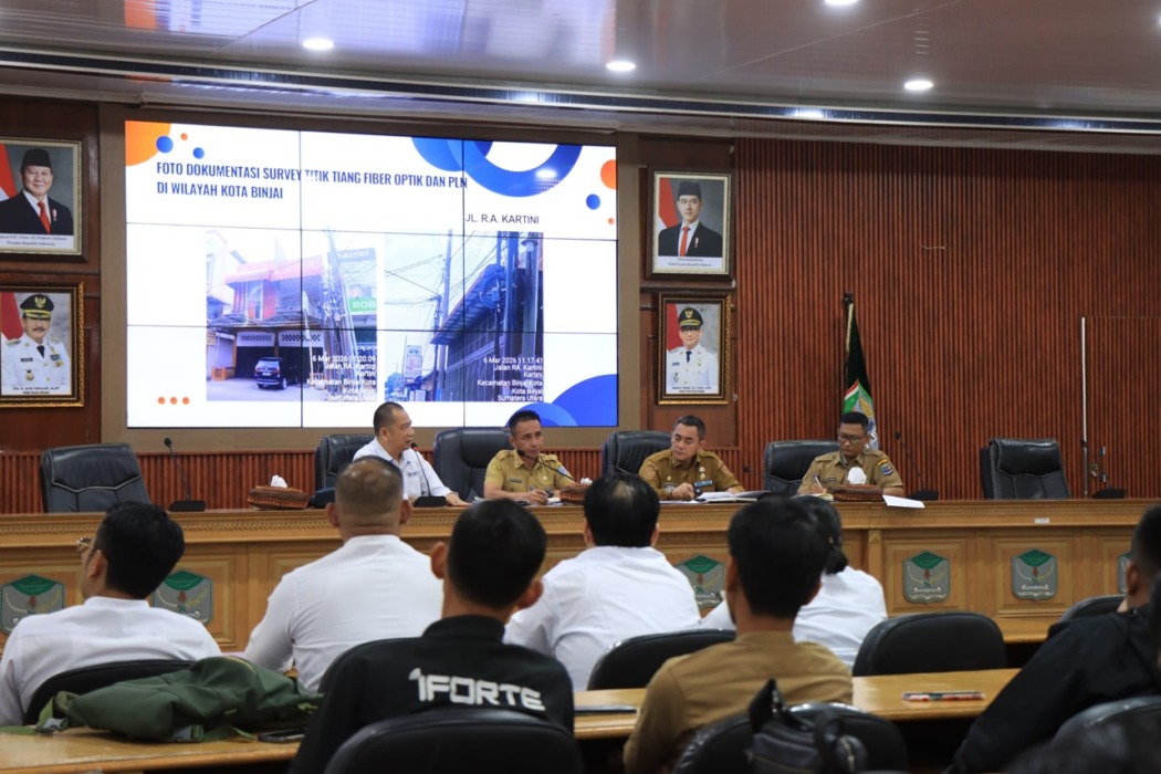 Pemko Binjai akan Tata Kabel Udara Jadi Bawah Tanah, Fokus Estetika dan Keamanan Jalan