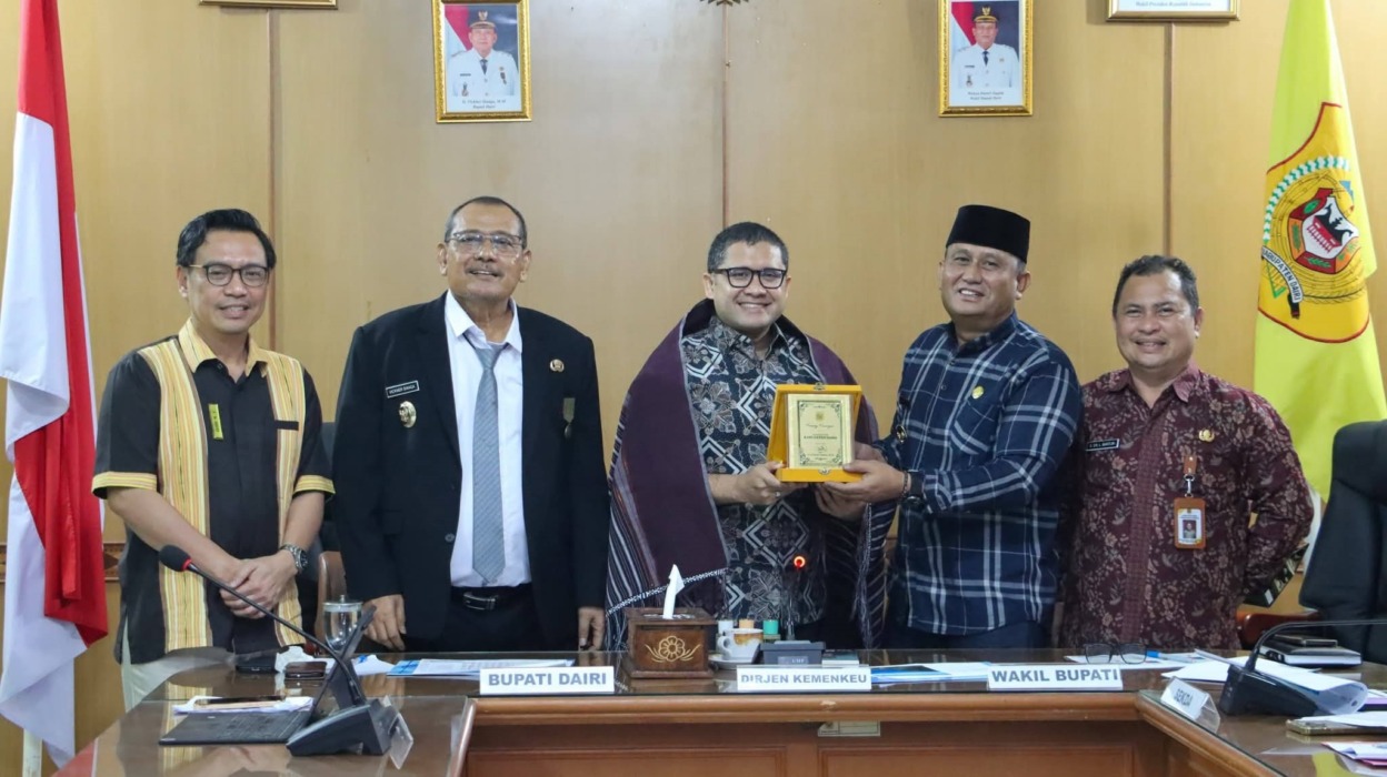 Dirjen Strategi Ekonomi dan Fiskal Kemenkeu Kunjungi Dairi, Bahas Penguatan Ekonomi Daerah