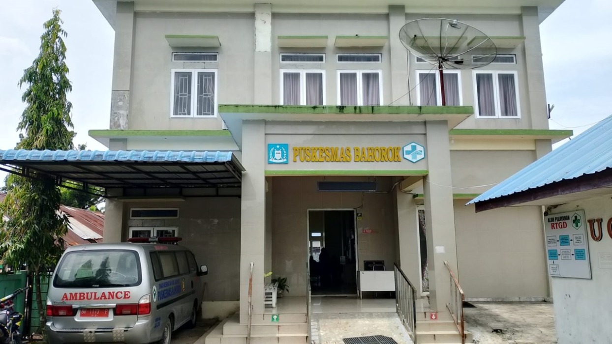 Puskesmas Bahorok di Jalan Karya, Kelurahan Pekanbahorok.(Istimewa/Sumut Pos)