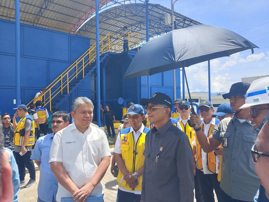 Menteri PU Tinjau IPA Tarutung, Tambah Kapasitas Air 50 liter per Detik
