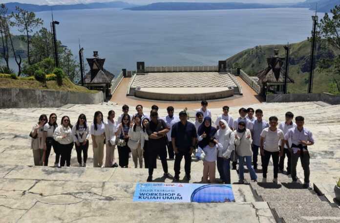 FAST UNPRI: ARSITEKTUR UNPRI: Implementasi pembelajaran lapangan melalui studi ekskursi mahasiswa Arsitektur Fast Unpri di Taman Simalem Resort pada 10 Januari 2026. (Istimewa/Sumut Pos)