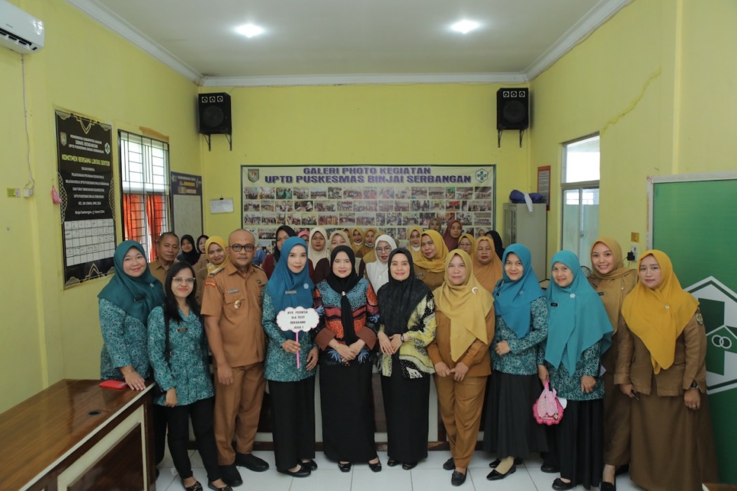 PERSIAPAN: TP PKK Asahan matangkan persiapan hadapi lomba IVA Test Tingkat Provinsi Sumatera Utara, Selasa (24/4).