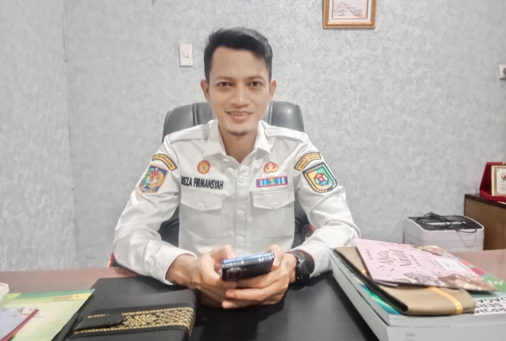 Kadis Perkim dan LH kabupaten Serdang Bedagai ,Reza Firmansyah. ( Fad )