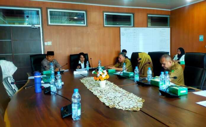 RDP: Komisi II DPRD Kota Medan gelar RDP bersama Dinas Perpustakaan, Selasa (7/4/2026).