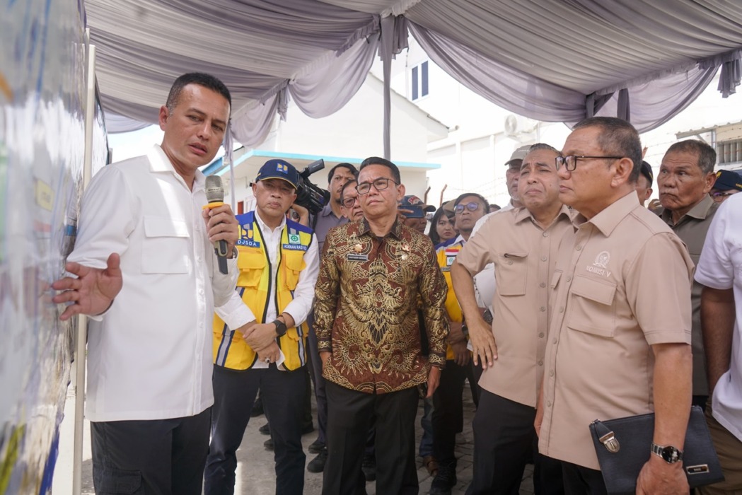 KUNKER: Komisi V DPR RI melaksanakan kunjungan kerja ke Kota Medan, Kamis(9/4/2026). Kunjungan kerja ini dilakukan untuk melihat hasil kinerja dari Kementerian Pekerjaan Umum (PU) yang merupakan mitra dari Komisi V DPR RI.