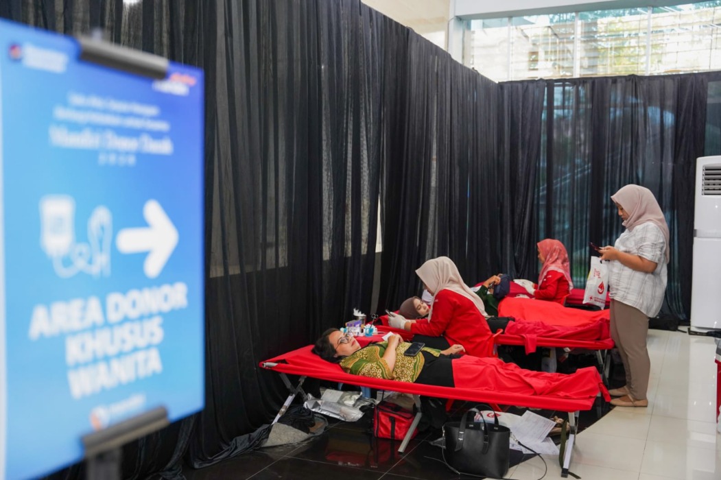Libatkan 2.800 Pendonor Secara Nasional, Bank Mandiri Gelar Donor Darah Massal di Medan
