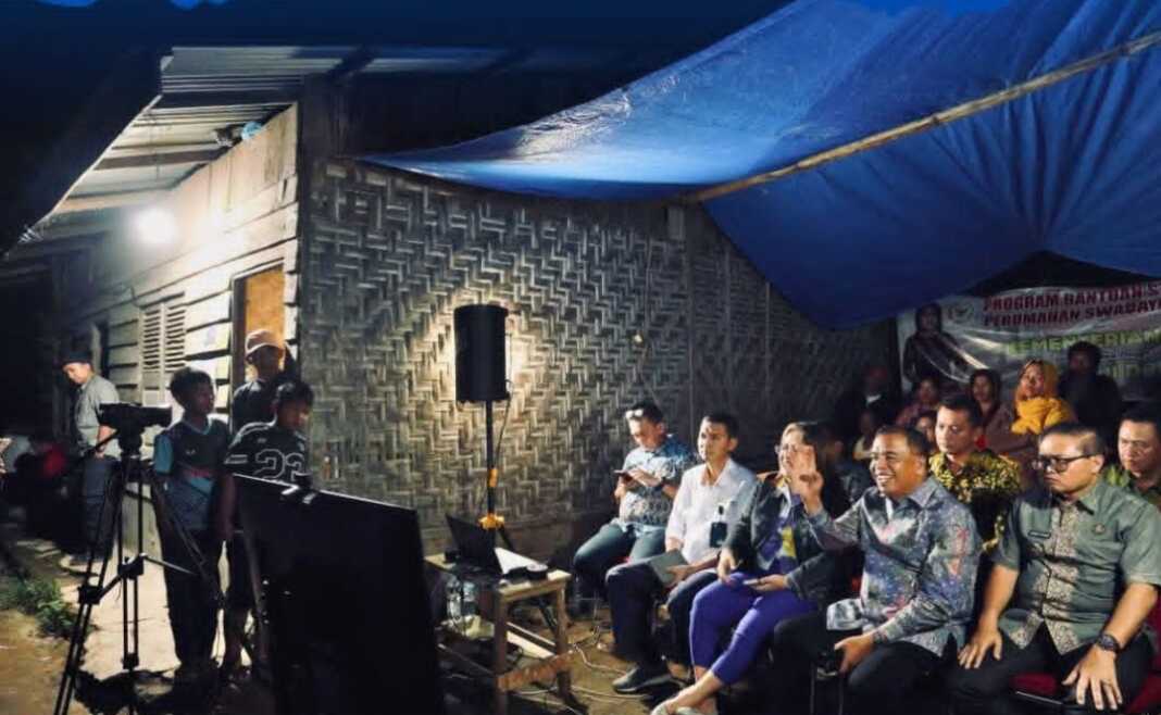 PELUNCURAN: Bupati Karo menghadiri peluncuran program Bantuan Stimulan Perumahan Swadaya (BSPS) Pulau Sumatera Tahun 2026.