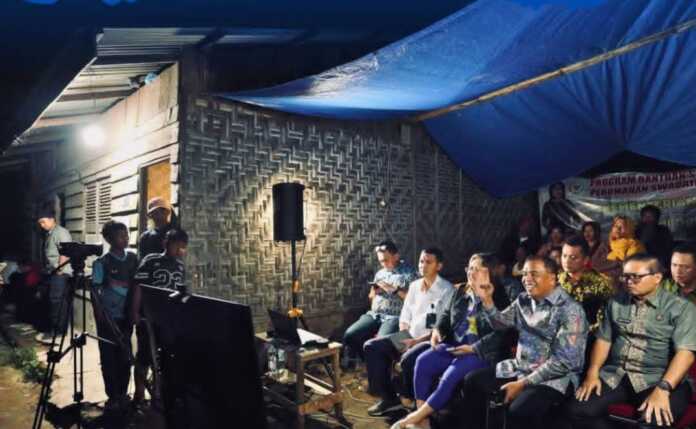 PELUNCURAN: Bupati Karo menghadiri peluncuran program Bantuan Stimulan Perumahan Swadaya (BSPS) Pulau Sumatera Tahun 2026.