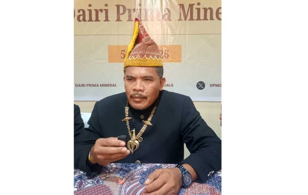 Ketua Harian Forum Pemangku Hak Ulayat Pakpak Dairi, Aslim Padang. (RUDY SITANGGANG/SUMUT POS).