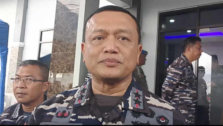 Komandan Komando Daerah Angkatan Laut I (Dankodaeral I), Laksamana Muda TNI Deny Septiana (Dok : Ihsan Syahreza)