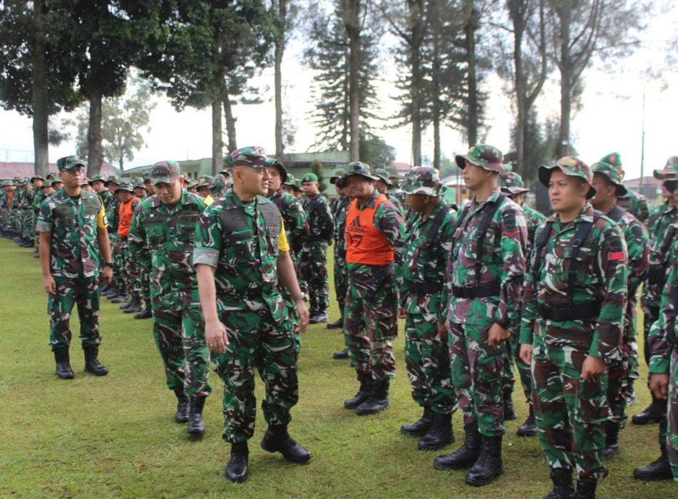 Kodim 0205/TK Gelar Kesiapan Jasmani Prajurit