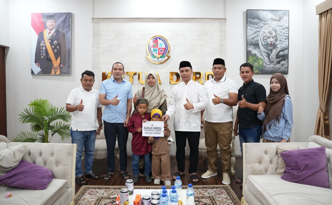 Guru Ngaji Lawan Peredaran Narkoba di Pantailabu, Diberangkatkan Umrah oleh DPRD Deliserdang