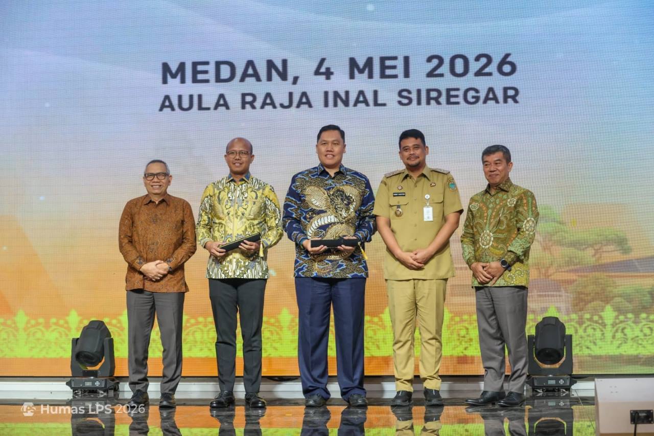 Wakil Ketua Dewan Komisioner LPS, Kukuhkan Kepala Kantor Perwakilan LPS I Sumatera