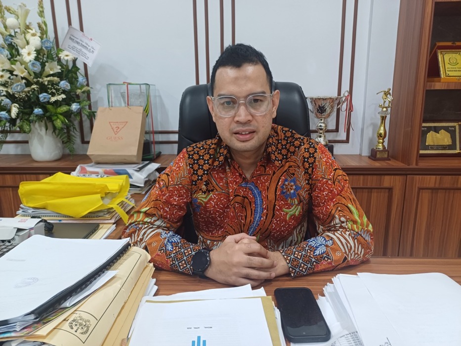 Dirut PUD Pasar Kota Medan, Anggia Ramadhan. (Markus Pasaribu/Sumut Pos).