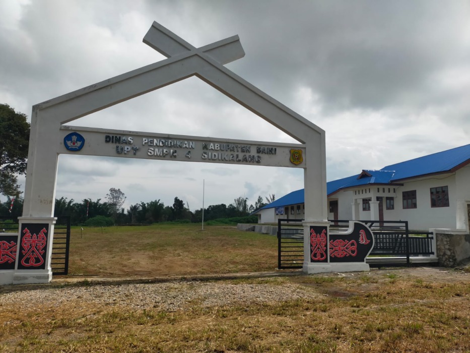 Lokasi SMPN 4 Sidikalang di Desa Kalang Simbara, Kecamatan Sidikalang, Kabupaten Dairi, Senin (4/5/2026).RUDY SITANGGANG/SUMUT POS.