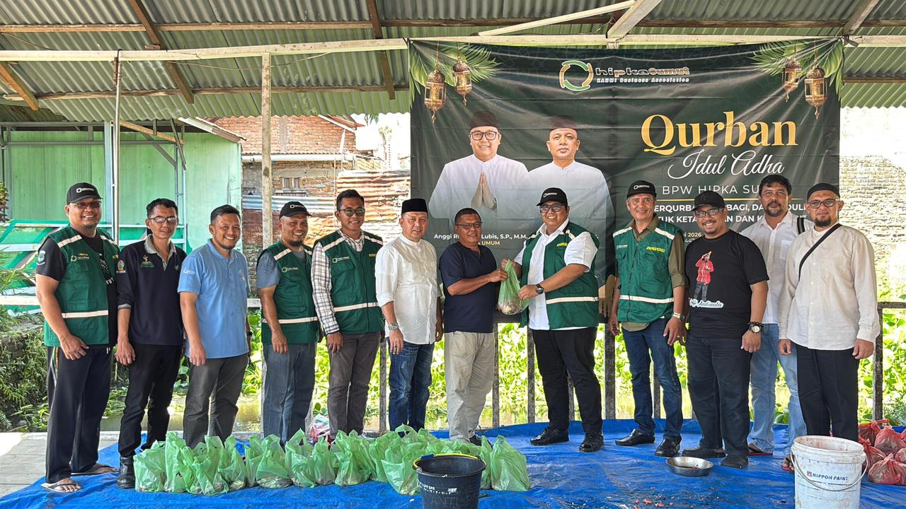 Pererat Solidaritas, HIPKA Sumut Gelar Kurban di Pesantren Usman Syarif