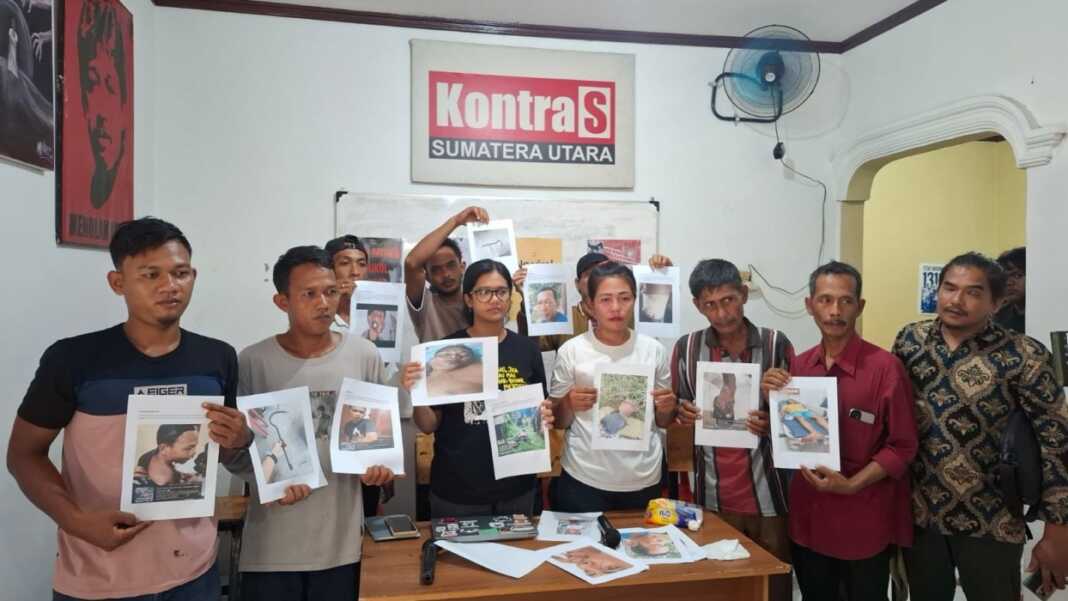KONFERENSI PERS: ARMI didampingi KontraS Sumut saat menggelar konferensi pers di Sekretariat KontraS, Medan, Selasa (23/6). (Istimewa/Sumut Pos)