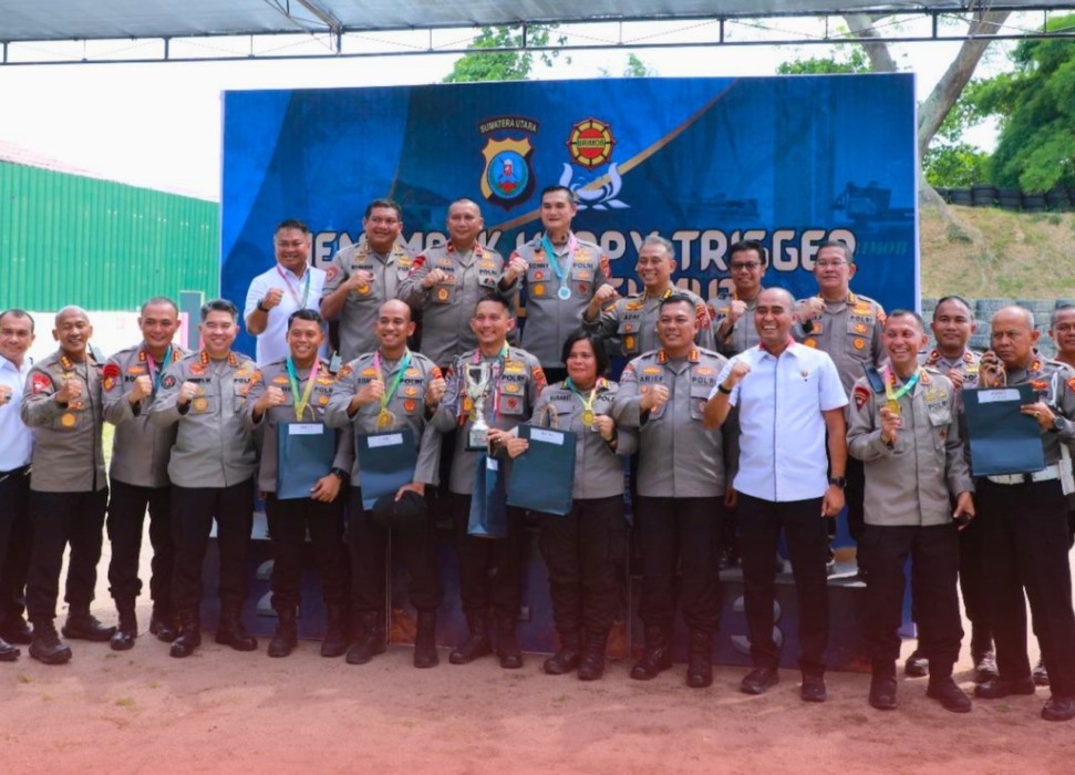 BERKUNJUNG: Wakapolda Sumut Brigjen Pol Sonny Irawan saat berkunjung ke Satbrimob Polda Sumut, Jalan Bhayangkara, Indra Kasih, Kecamatan Medan Tembung. (Istimewa/Sumut Pos)