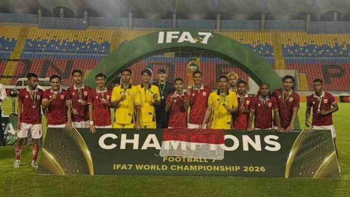 MEDALI PERAK: Indonesia raih medali perak IFA7 World Championship 2026 di Honduras.