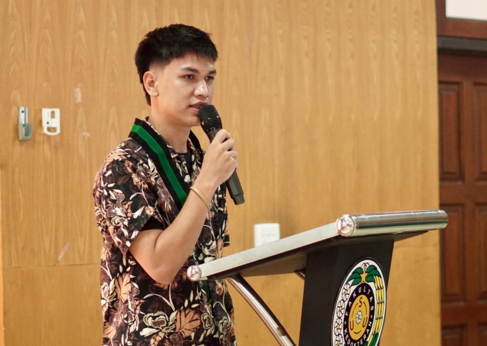 Ketua Bidang PTKP HMI Cabang Medan, Muhammad Farhan Abror.