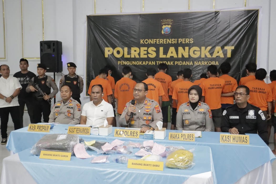 Polres Langkat Ungkap 33 Kasus Selama Ops Antik Toba 