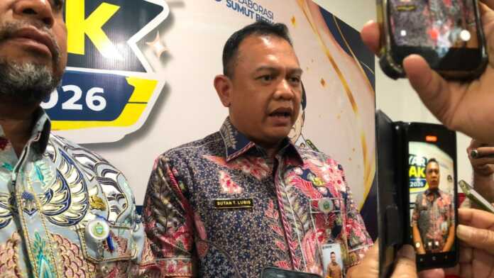Gebyar Pajak Sumut Kepala Bapenda Sumut, Sutan Tolang Lubis.(Dok : Ihsan Syahreza)