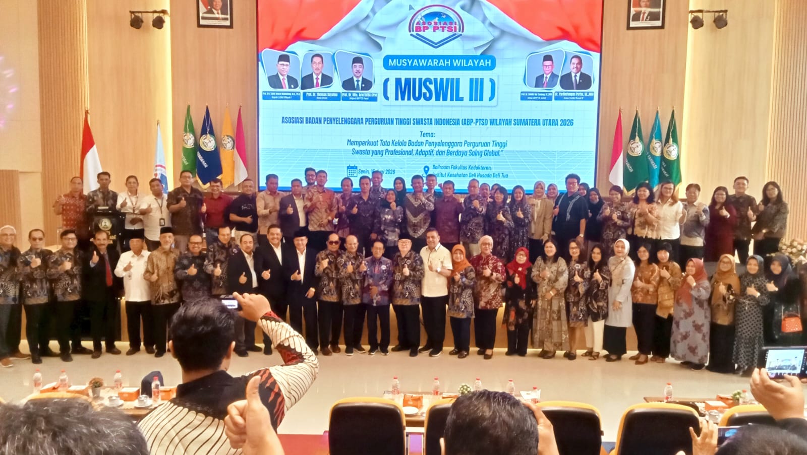Bahdin Nur Tanjung Terpilih Kembali jadi Ketua ABPPTSI Wilayah Sumut, Ketua Umum Ingatkan Tantangan PTS Semakin Ketat