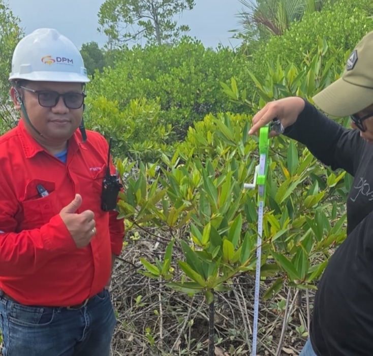 MANGROVE: PT DPM melakukan rehabilitasi DAS dengan menanam ratusan ribu pohon mangrove. (RUDY SITANGGANG/SUMUT POS)