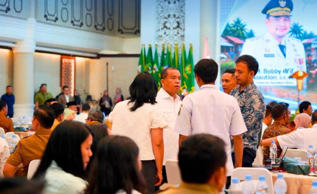 RAKOR: Bupati Karo menghadiri Rakor  Monitoring dan Asistensi Penggunaan Dana Transfer ke Daerah (TKD) Tambahan.