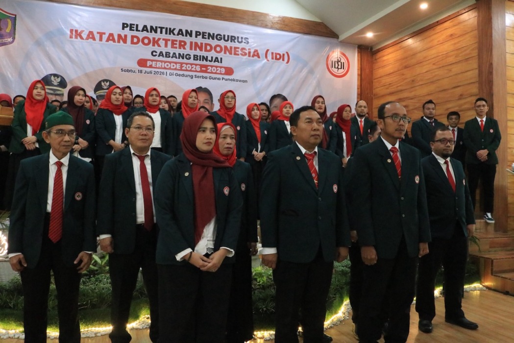 Pengurus Baru IDI Binjai Dilantik, Siap Perkuat Layanan Kesehatan