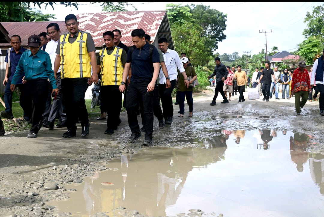 Tinjau Infrastruktur Rusak, Gubsu: Pembangunan Jalan dan Jembatan di Nias Dimulai