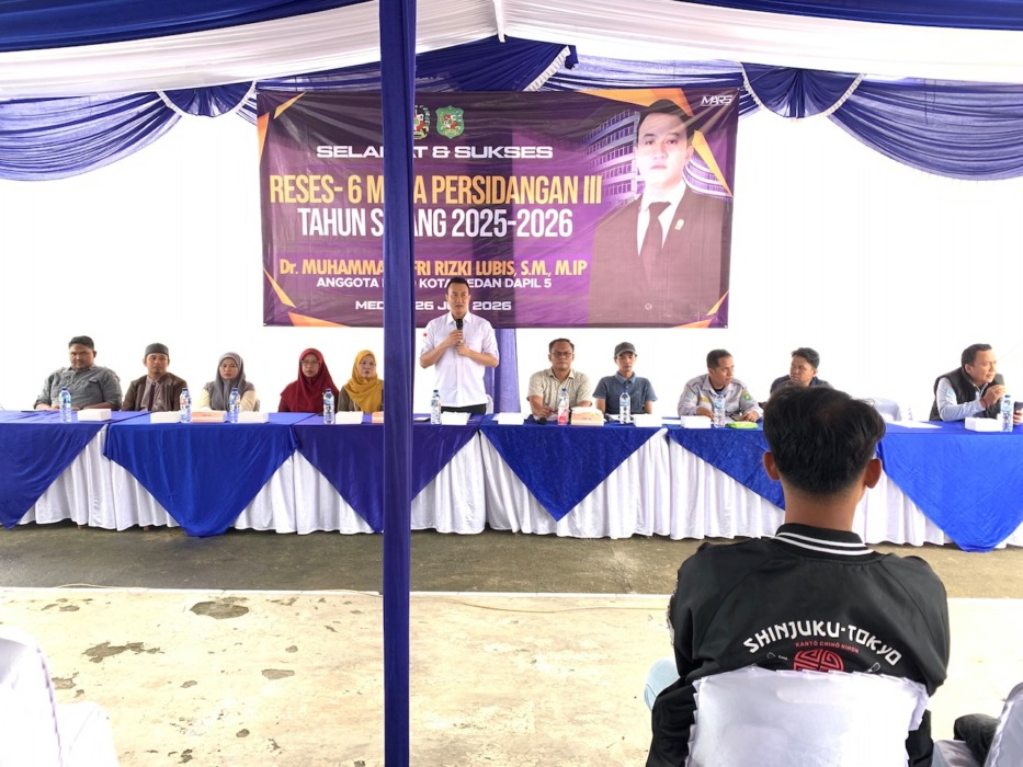 Reses Anggota DPRD Medan Rizki Lubis di Kelurahan Gedung Johor, Warga Minta Perbaikan Infrastruktur dan Posyandu