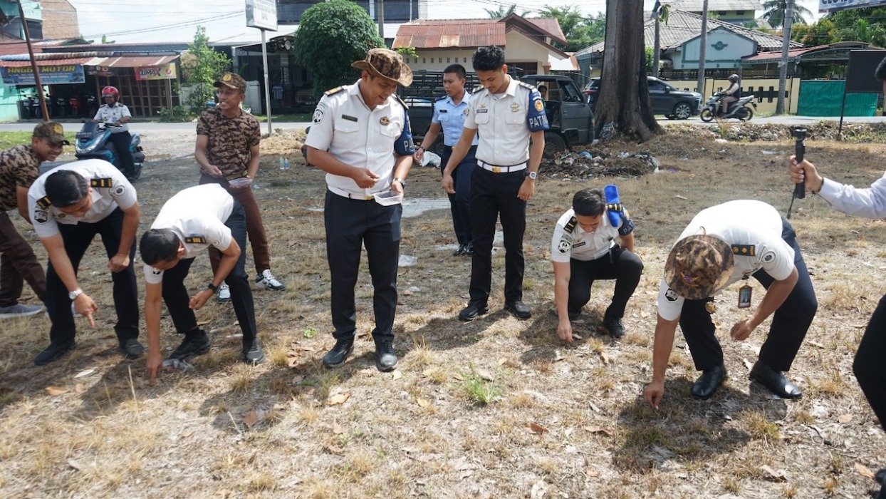 Lapas Medan Sulap Lahan Tidur Jadi Kebun Jagung