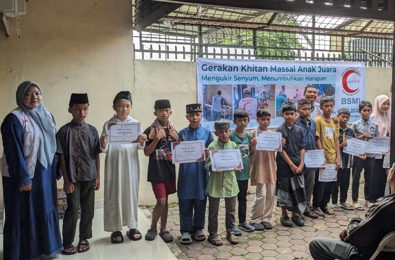 Rayakan Milad ke-24, BSMI Sumut Sukses Gelar Khitan Massal Gratis