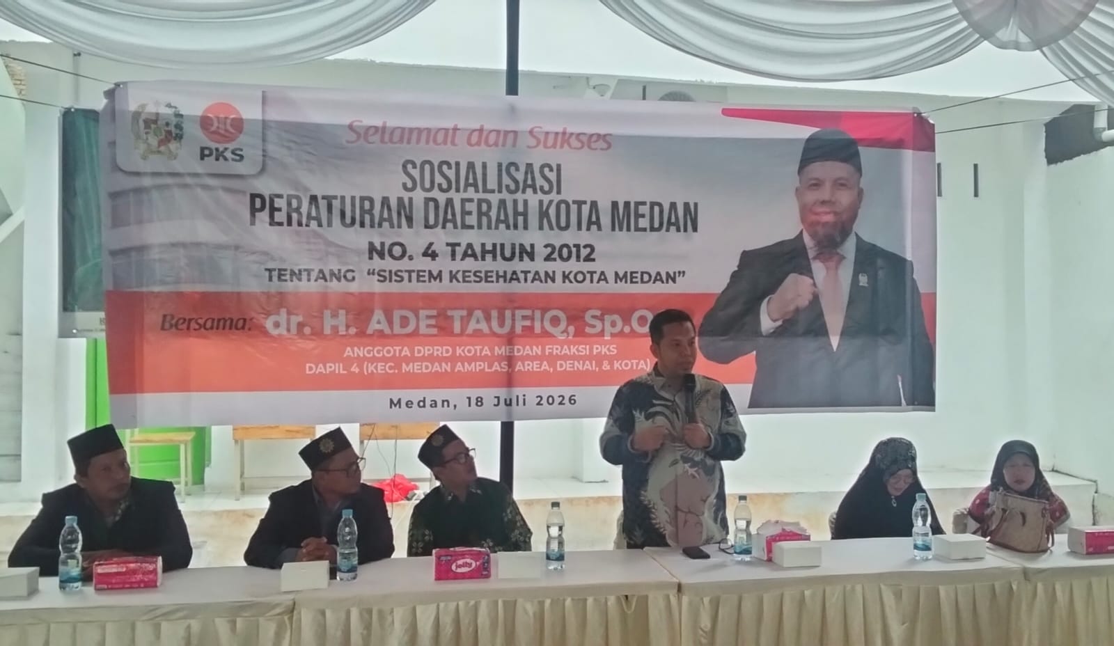 dr Ade Taufik: Tak Perlu Cemas, Warga Medan Bisa Berobat Gratis