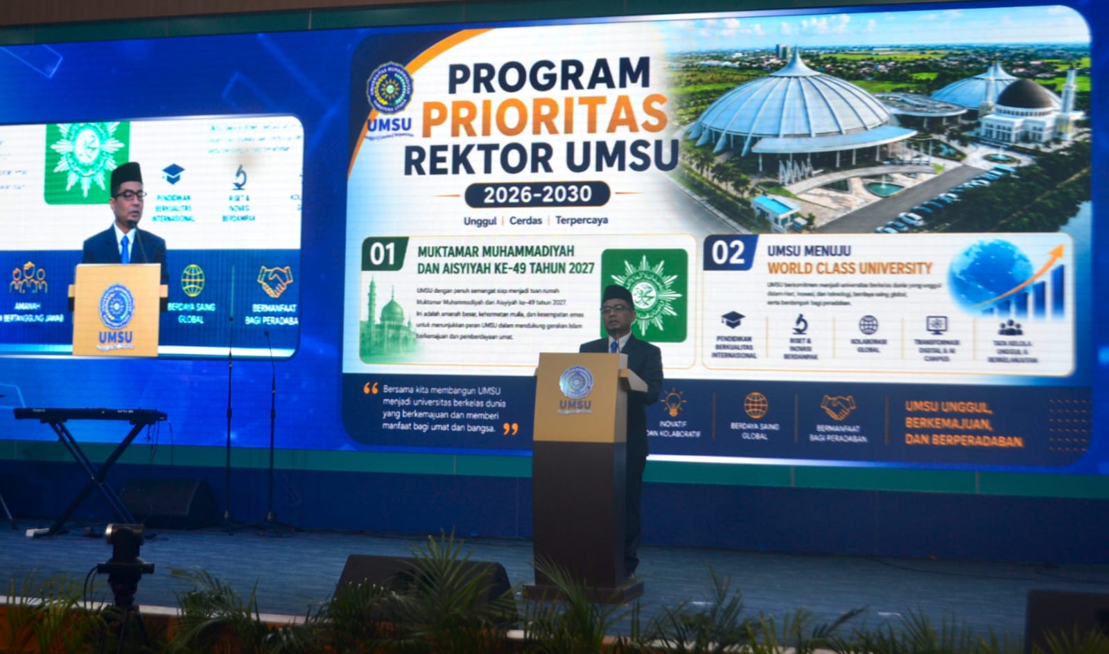 Program Prioritas Rektor UMSU: Muktammar Muhammadiyah dan Aisyiyah serta Menuju World Class University