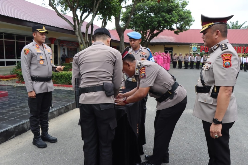Tujuh Pejabat Polres Binjai Berganti, Kapolres Tekankan Profesionalisme dan Pelayanan Humanis