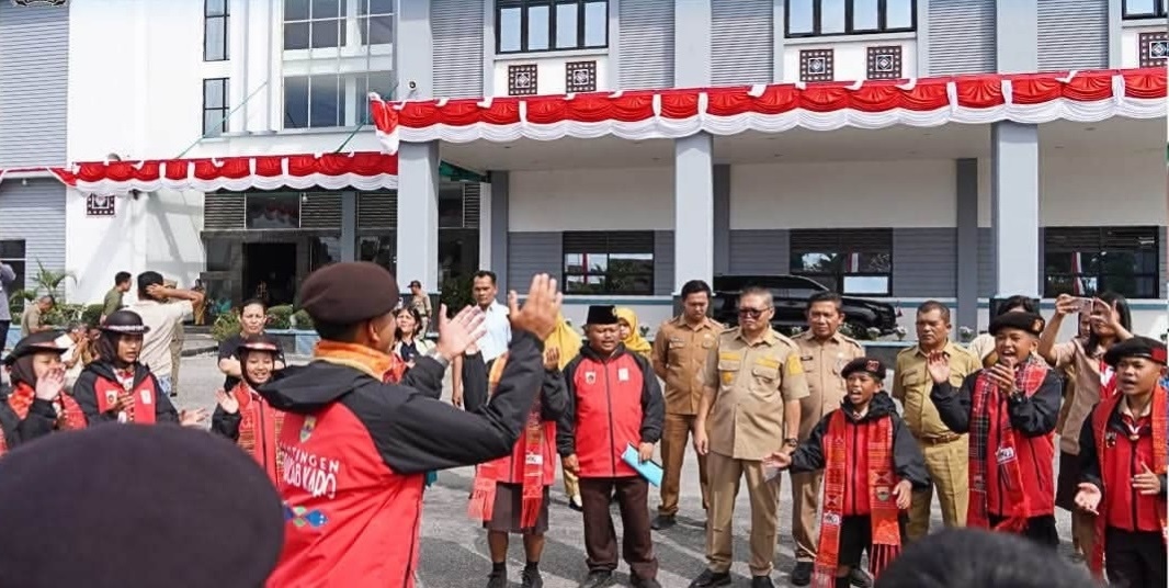 Wabup Karo Lepas Kontingen Jamnas XII