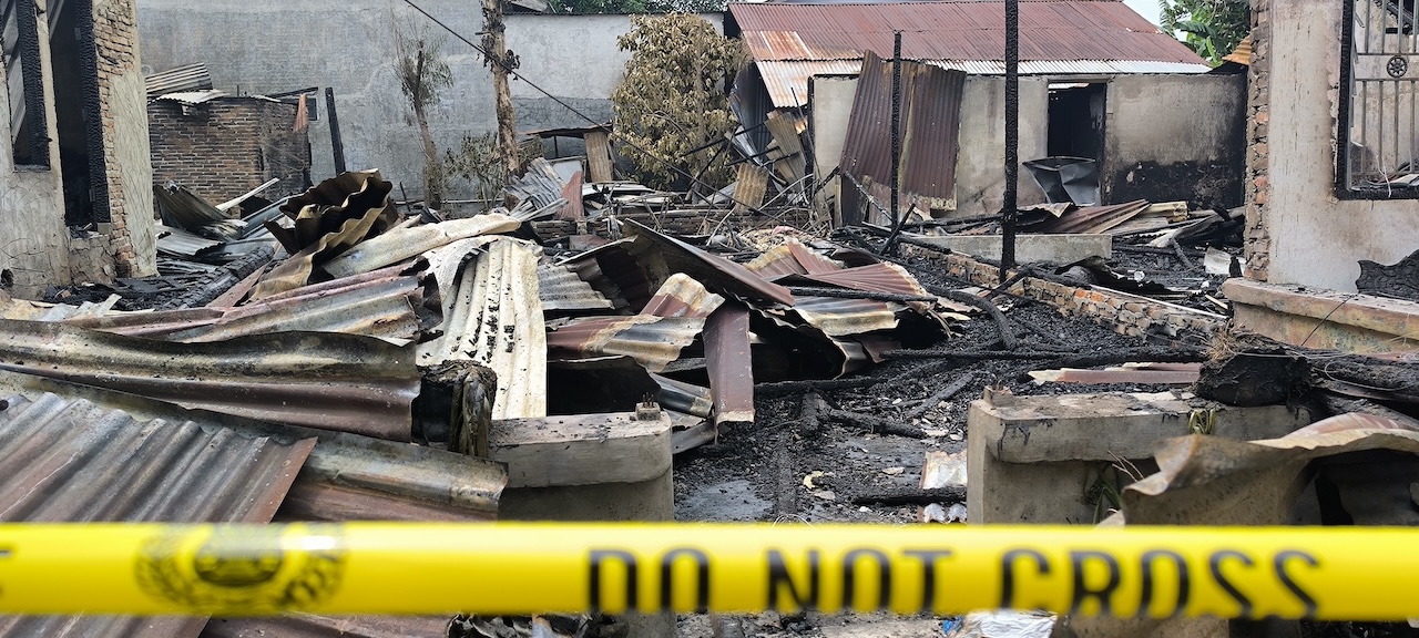 Enam Rumah Hangus Dilalap Api, 24 Korban Mengungsi di Posko BPBD Binjai