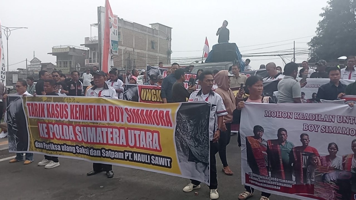 Desak Ambil Alih Kasus di Polres Tapteng dan Sergai, HBB-TGAPH&K Geruduk Polda Sumut