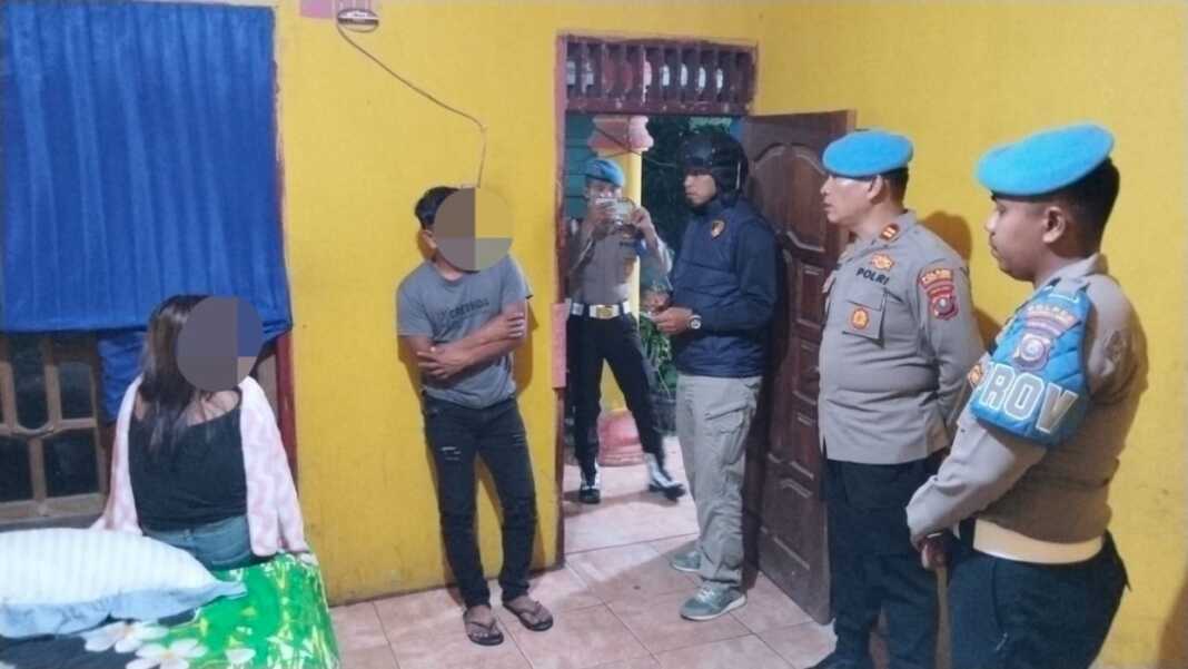 RAZIA PEKAT: Polres Palas mengamankan lima pasangan bukan suami istri dari kamar penginapan, Minggu 2 Agustus 2026